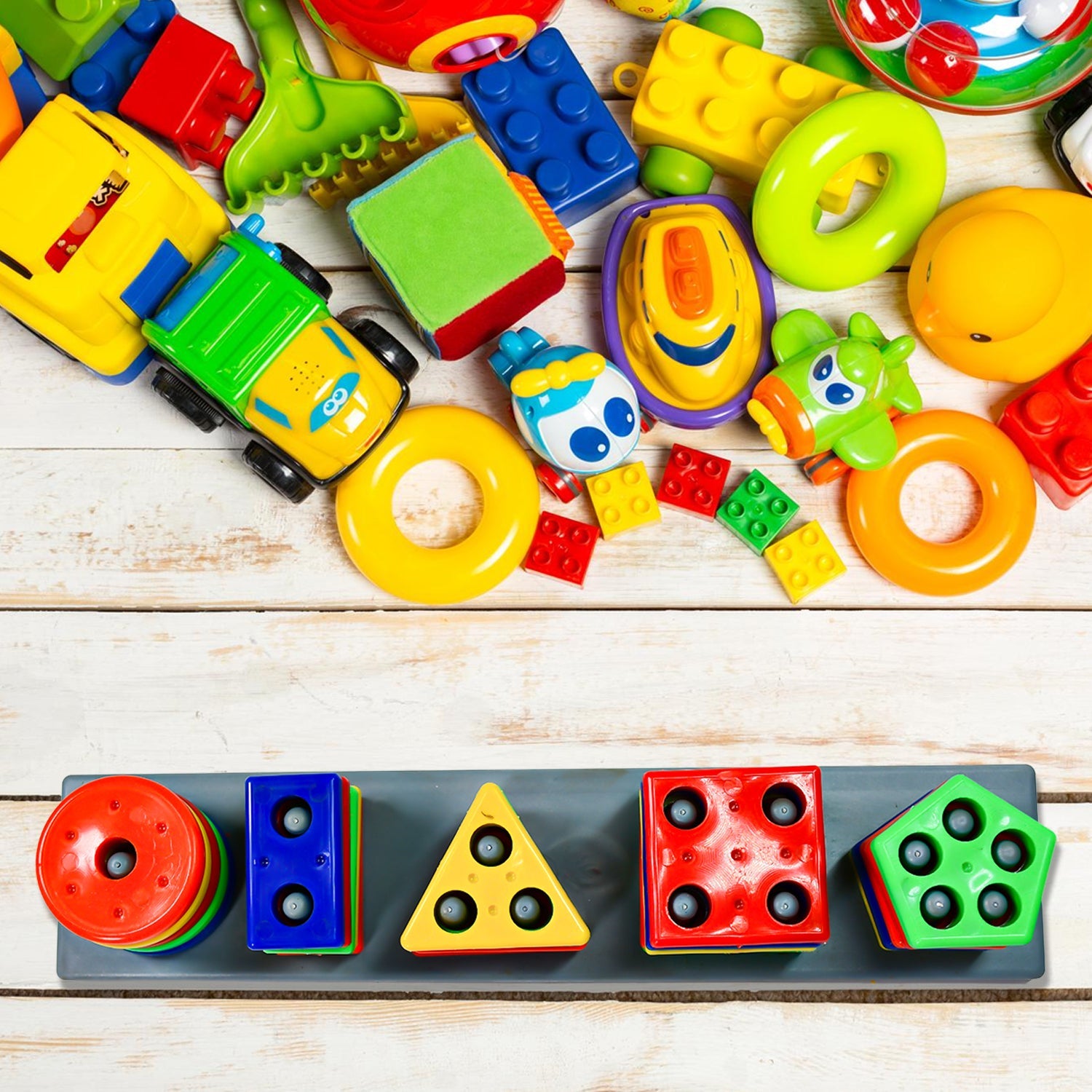 8098 Geometric Brick - 5 Angle Matching Column Blocks for Kids - Preschool Educational Learning Toys. DeoDap 8098 Geometric Brick - 5 Angle Matching Column Blocks for Kids - Preschool Educational Learning Toys. DeoDap